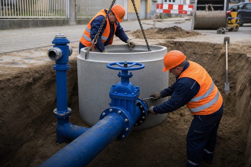 Modernizacja węzła miejskiej sieci wodociągowej